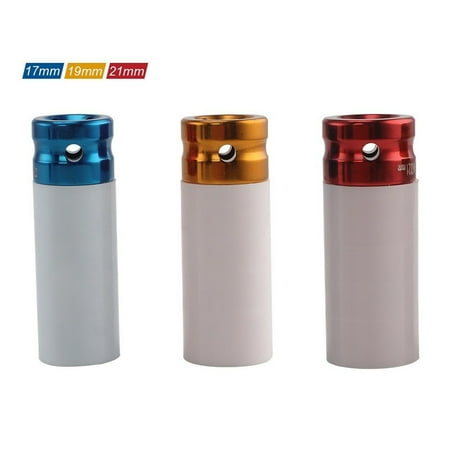 

3pcs 17 19 21mm Colorful Sleeve Tire Protection Sleeve Deep Impact Nut Socket
