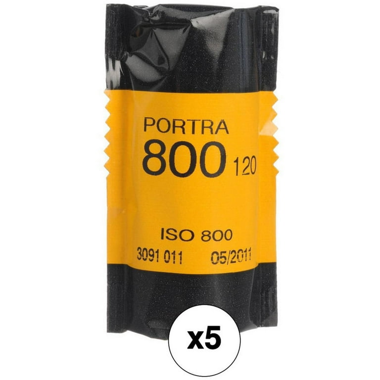 Kodak PORTRA(ポートラ)800 120 Kodak Portra 800, 120 Medium Format, Color Film (Pro-Pack of