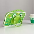 thumbnail image 4 of TECH CIRCLE Case for iPad A16 (11") 2025, iPad 10th Generation Cute Kid's Case 10.9" (2022) with Shoulder Strap, Rotate Kickstand/Handle, Shockproof Protective Cartoon Cover for Girl Boy, Green Frog, 4 of 7