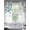White, variant on Blue Teal Botanical Sheer Curtains 63 Inch Length 2 Panels Set, Weeping Fall Eucalyptus Leaves Voile Window Treatment Rod Pocket Curtains Sheers Drapes for Bedroom/Living Room/Kitchen 52x"63"x2