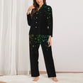 thumbnail image 2 of Sikiie Night Rainbow Sparkles Pajamas for Women Set, Womens Pajama Sets, Lounge Sets for Women, 2pjs for Women-Medium, 2 of 7