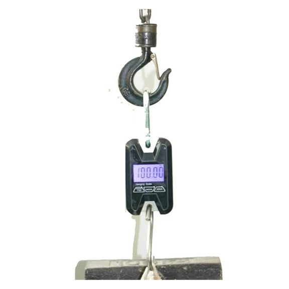 300kg Crane Scale Electronic Industrial Heavy Duty Weight Hook Crane Scale, LCD Weighing Scale Mini Portable Digital Display