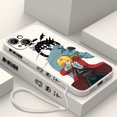 thumbnail image 3 of Funda de teléfono Fullmetal Alchemist Edward para Apple iPhone, 15, 14, 13, 12, 11 Pro Max Plus, 8, 7, SE, funda líquida con Capa de cuerda izquierda, 3 of 5