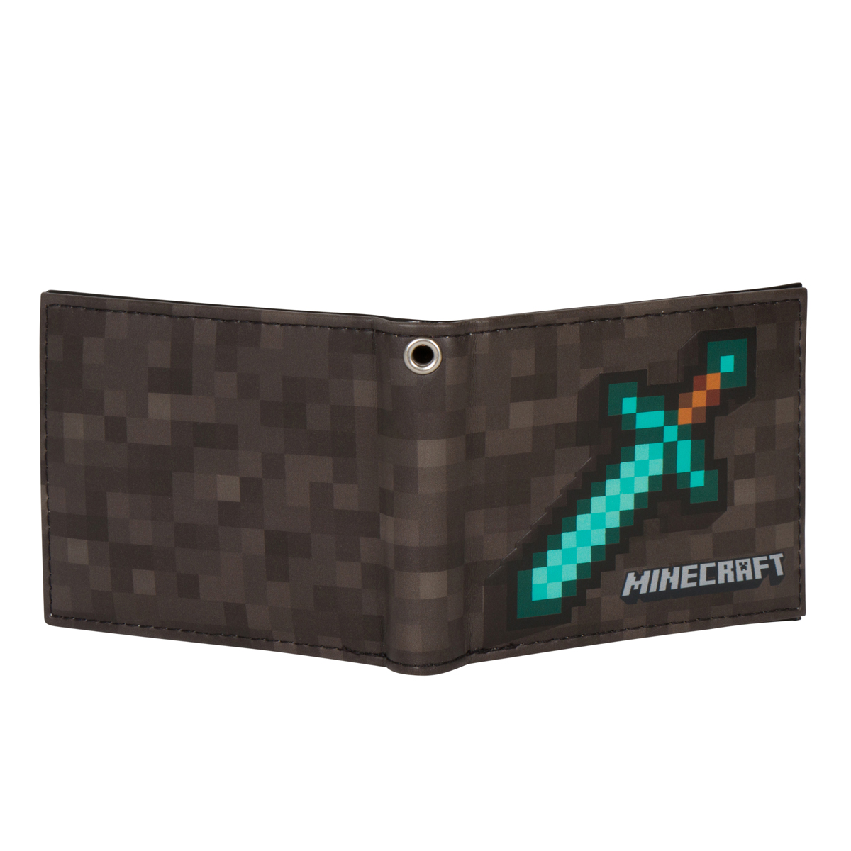 Minecraft Wallet for Boys or Girls - Grey Diamond Sword Bi-Fold Wallet - image 4 of 4