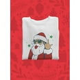 thumbnail image 3 of I Believe In Santa! Sweatshirt Women -Smartprints Designs, Female 3X-Large, 3 of 4