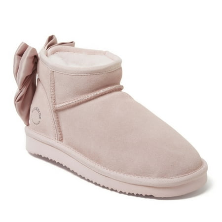 

Fireside by Dearfoams Women s Riverland Genuine Shearling Bootie with Bow