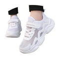 thumbnail image 3 of Toddler Shoes,Footwear Children Trainers Sports Boys Indoor Outdoor Running Athletic,Kids Shoes,White,10-10.5 Years, 3 of 9