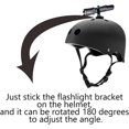 thumbnail image 5 of Hongchun Flashlight Holder Helmet Flashlight Holder Portable Plastic Clip Holder Quick Release Flashlight Holder for Helmet Electric Torch Accessory, 5 of 5