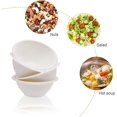 thumbnail image 4 of MODANU Paper Bowls 17.6oz Biodegradable Disposable Bowls Disposable Paper Bowls for Hot and Cold Food for Party(White 50pcs), 4 of 8