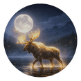 thumbnail image 3 of Moose Walking In Lake Full Moon Spare Tire Cover Without Backup Camera Hole 6 Sizes (31 in.), 3 of 7