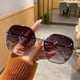 thumbnail image 1 of Gafas de sol de moda de verano, gafas de sol con borde degradado sin marco, gafas de montura grande de moda para mujer, 1 of 5