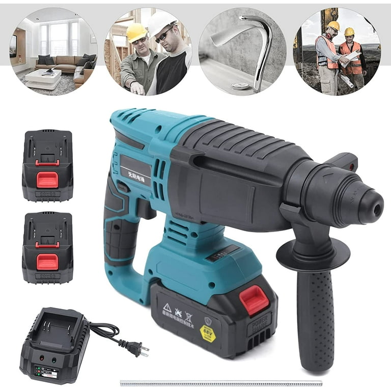 Battery demolition hammer outlet