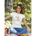 thumbnail image 2 of Mothers Day Purple Text Shaped T-Shirt Women -Image by Shutterstock, Female XX-Large, 2 of 4