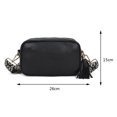 thumbnail image 3 of Bolsa De Hombro Bolsa de viaje Color sólido pequeño Moda Casual Elegante Borla para ir de compras Tmvgtek Para Estrenar, 3 of 9