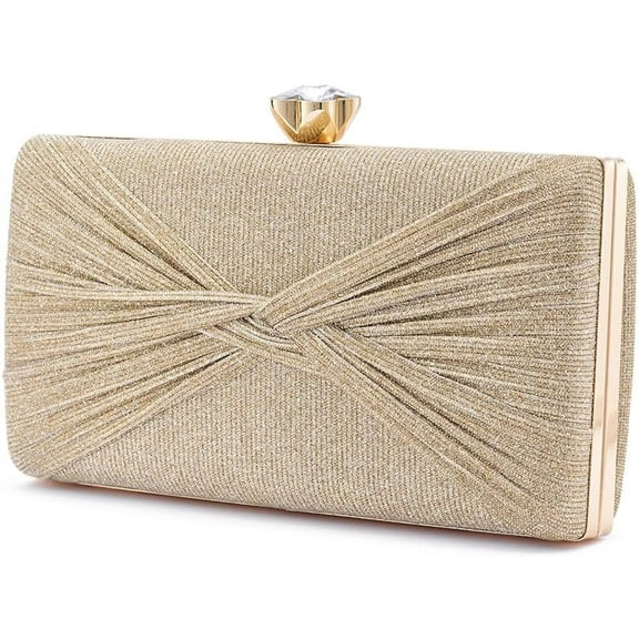 Women Glistening Evening Clutch Bag Rhinestone Glitter Handbag Wedding Purse Cocktail Party Bag Formal Clutches