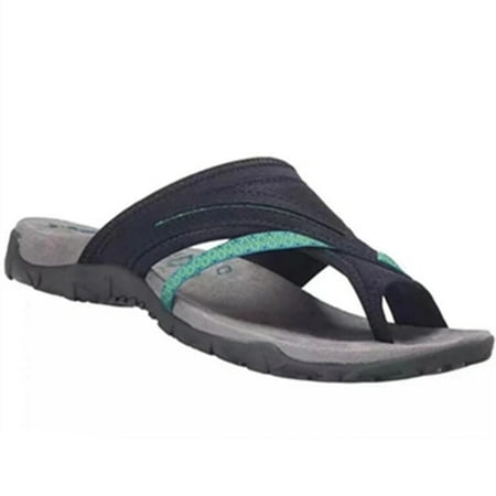 

Open Toe Women Sandals for Summer Beach Arch Support Design Flat Heel Open Toe Arch Support Design Flat Heel Sandals Women for Summer Beach 39 Gray