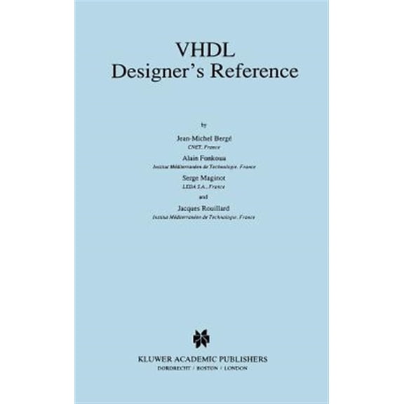 Pre-Owned VHDL Designer's Reference (Hardcover)