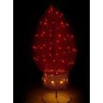 thumbnail image 2 of Winter Lane  Glittering Snowflake LED Yard Ornament Over sized Red Bulb, 2 of 2