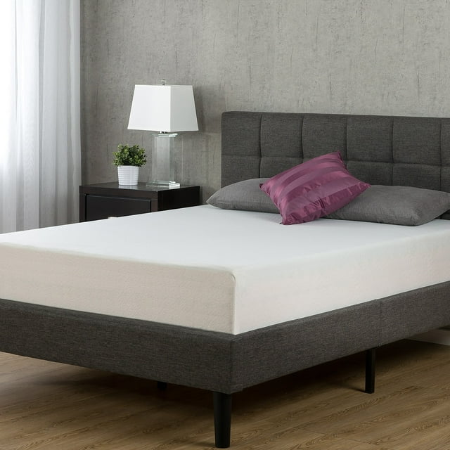 Matelas en mousse mémoire de forme au thé vert Zinus 10 pouces