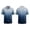 02#Blue, variant on Men's Shirts Solid Color Pique Knit Slim Fit Polo Shirt Short Sleeve Golf Shirts for Men Business Casual Shirts Red XL