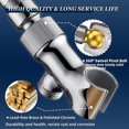 thumbnail image 3 of Shower Head Holder All Metal Adjustable Handheld Shower Arm Mount, 1/2" Shower, 3 of 5