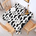 thumbnail image 2 of Leopard Print Square Tablecloth 42x42in(107x107cm) – Waterproof Polyester Printed Table Cover, Wrinkle Resistant & Washable for Kitchen Dining Picnic Party Decor, 2 of 6
