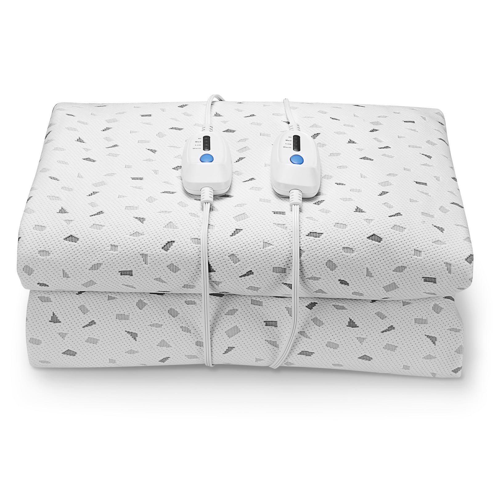60‘‘×80” Heated Mattress Pad Queen Dual Control with Ventilated