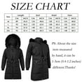 thumbnail image 2 of Women’s Down Mid Length Parka Jacket, Waterpoof, Windproof, Warm Winter Coat with Fur Hood, Light Gray, 2 of 8