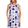 thumbnail image 1 of Disketp Daisies Flowers para Vestido sin Mangas para Mujeres, Vestidos de Verano para Mujeres, Casual y Holgado para la Playa, 1 of 7