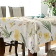 thumbnail image 5 of Yayeee Tablecloths 54" x 54" Rectangle Wrinkle Resistant Party Table Cover, Floral Rabbit, 5 of 8