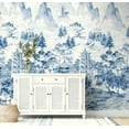 thumbnail image 3 of Harry & Grace Bluestone Misty Mountain Scenic Peel and Stick Wallpaper Mural - 54 in. W x 9 ft. T, 3 of 7