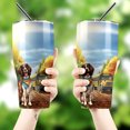 thumbnail image 4 of Goodbye Summer English Springer Spaniel Hello Fall Time for School 30oz Stainless Steel Tumbler Insulated Cup with Lid Springers Dog Lover Gifts - 02014, 4 of 5