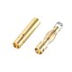 thumbnail image 3 of Conectores de cable de enchufe de altavoz Banana macho y hembra de 4mm, tono dorado, 3 pares, 3 of 5