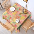 thumbnail image 2 of Pioneer Flower Floral Print Pattern Square Tablecloth, Waterproof Wipeable Spillproof Washable Table Cover for Home Kitchen Party Decor, 52"x52", 2 of 6