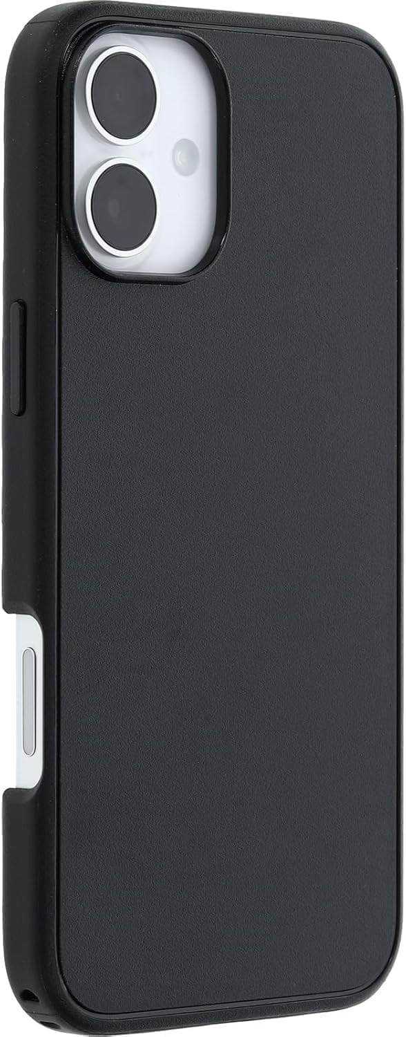 OtterBox iPhone 16 Plus (Only) - Symmetry  Series+ Case - Black - Snaps to MagSafe - Ultra-Sleek - Raised Edges Protect Camera & Screen - Non-Retail Packaging