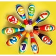 thumbnail image 3 of Juego de bolos para niños, con 10 bolos y 2 bolas, juego educativo de desarrollo temprano para interiores y exteriores, para niños pequeños y bebés, niños y niñas de 3,4,5 a 12 años Zhivalor WRQX-514, 3 of 7