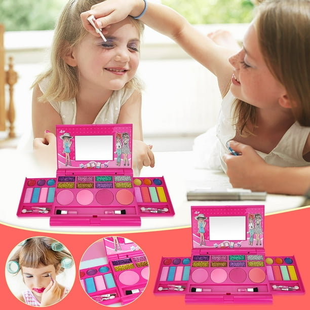 EGNMCR Children s Cosmetics Girl Makeup Play House Toys Simulation Beauty Set Toy Storage Box Gift Gift for Boys and Girls Walmart