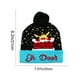 thumbnail image 3 of Gorro Navideño Led de Moda para Invierno, Gorro de Papá Noel con Bolas de Pelo, Gorro de Punto, Gorro de Lana Cálido con Protección para Los Oídos, Imprescindible para Decoraciones Navideñas., 3 of 6