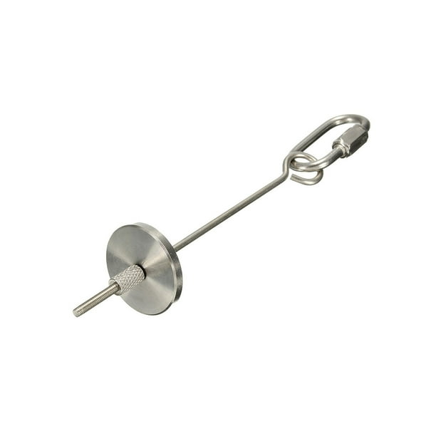 Billuyoard Soporte para comida de pájaros, soporte para alimentador de loros, palo de lanza de fruta de acero inoxidable, pincho para carne, palo de Type6 NO6 Billuyoard PT0003-01B