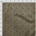 thumbnail image 4 of oneOone Polyester Spandex Brown Fabric Tribal Sewing Craft Projects Fabric Prints By Yard 56 Inch Wide, 4 of 4