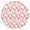 Pink Bows and-1, variant on Pink Football and Drinks Pattern Round Fitted Tablecloth with Elastic Edge,Dining Table Cover Waterproof,Outdoor Round Tablecloth for Camping,Dining,Indoor and Outdoor