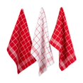 thumbnail image 1 of Design Imports 70328A Gaufres Rouges Armure Torchon et Torchon - Lot de 8, 1 of 2