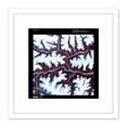 thumbnail image 1 of Science Map Satellite Himalayas China Mountain Snow Replica 8X8 Inch Square Wooden Framed Wall Art Print Picture with Mount, 1 of 4