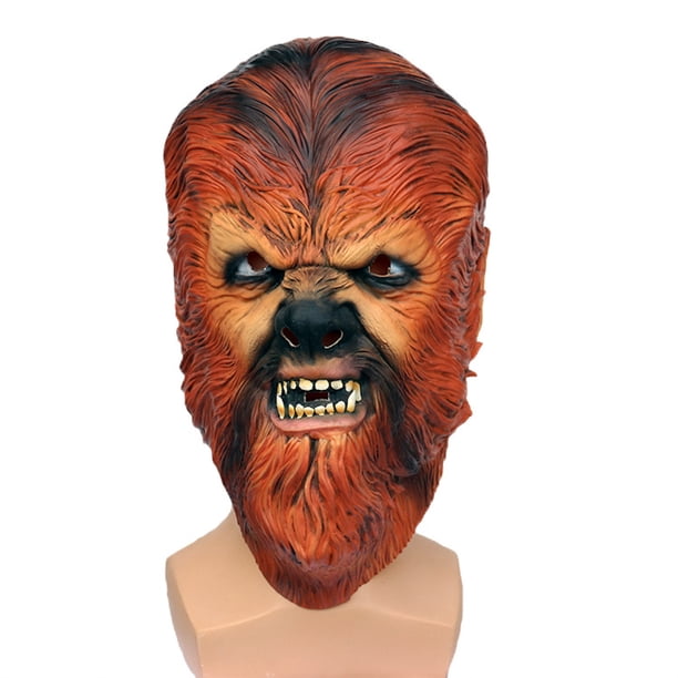 Máscara de cosplay Chewbaccas de látex para fiesta de máscaras
