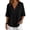 Black, variant on Womens Blouses Spring Tops V Neck Short Sleeve Tops Business Casual Dressy Blouses Basic Tees for Women Beige,L