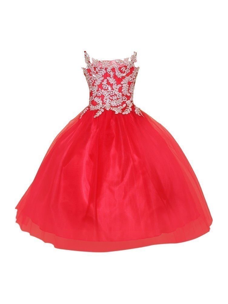 red dress with gold embroidery