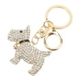 thumbnail image 2 of Metal Key Chain,Puppy Keychain Shiny Rhinestone Puppy Keychain Key Fob Quality You Can Trust, 2 of 5