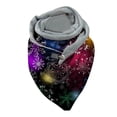 thumbnail image 1 of Chalas envoltura bufandas de moda cálido chic impresión moda botón de moda cachemir suave triángulo peluche bufanda para los cines supermercados cruce gris y púrpura Soledad Chales envuelven las bufandas, 1 of 5