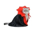 Funny Halloween Dog Cat Vampire Cloak Costume StandCollar Design Pet