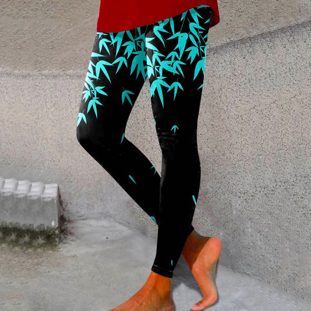 WILLBEST Leggings de Yoga Estampados Para Mujer, de Cintura Alta, Para Entrenamiento, Running, Deportes, Cómodos y Elásticos, Pantalones de Fitness 1070 Grande